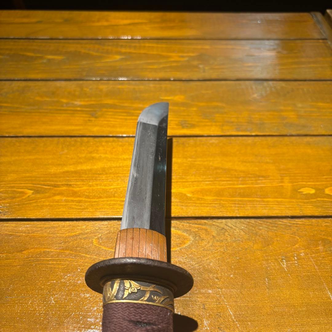 日本刀残欠クラフトナイフNo.99 則光 茎