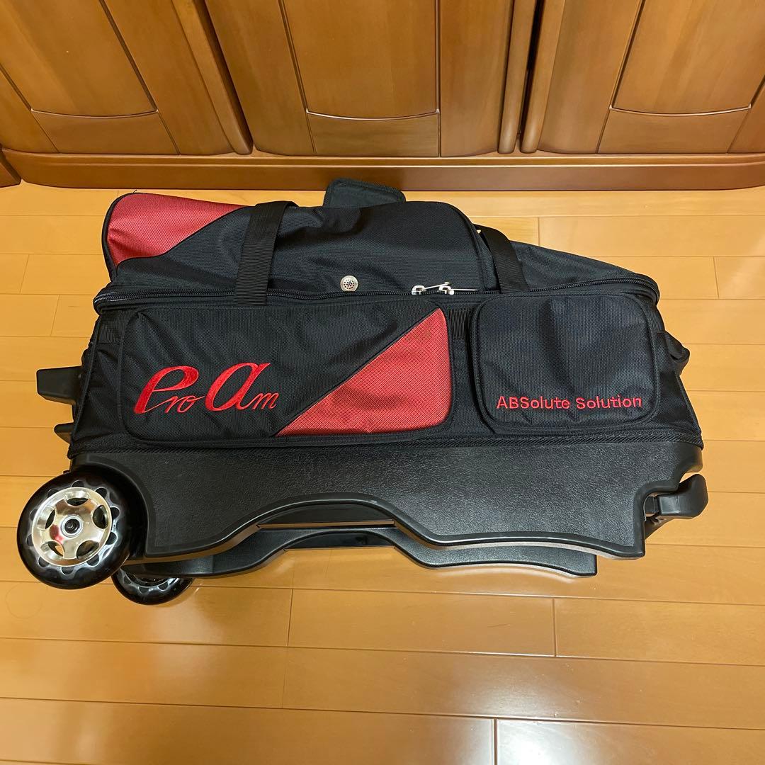 ABS PRO・am ボウリング バッグ 3ボール用　カート　キャリア