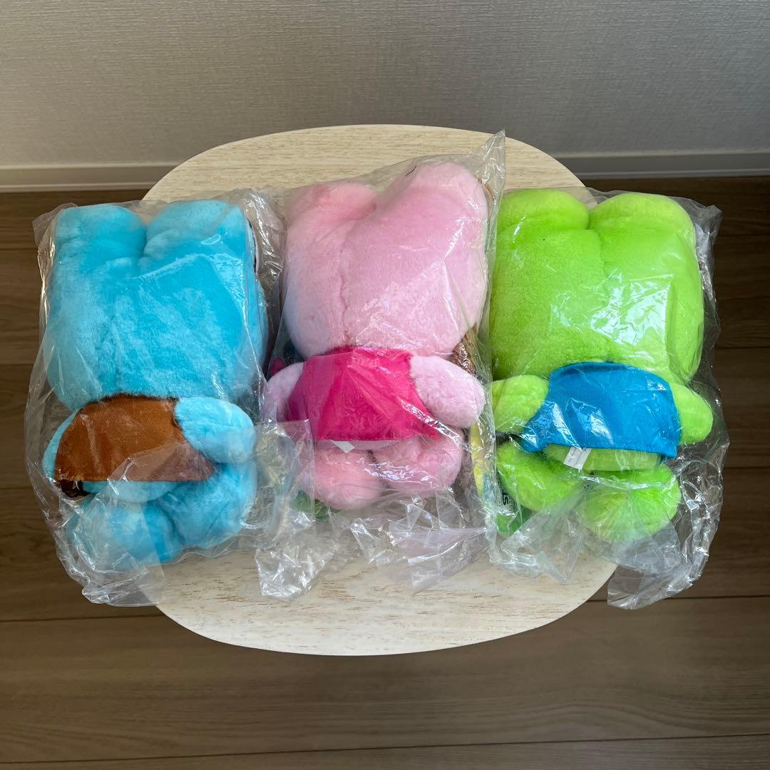 【平成レトロ】けろけろけろっぴ　ぬいぐるみ　おすわりポーズぬいぐるみ