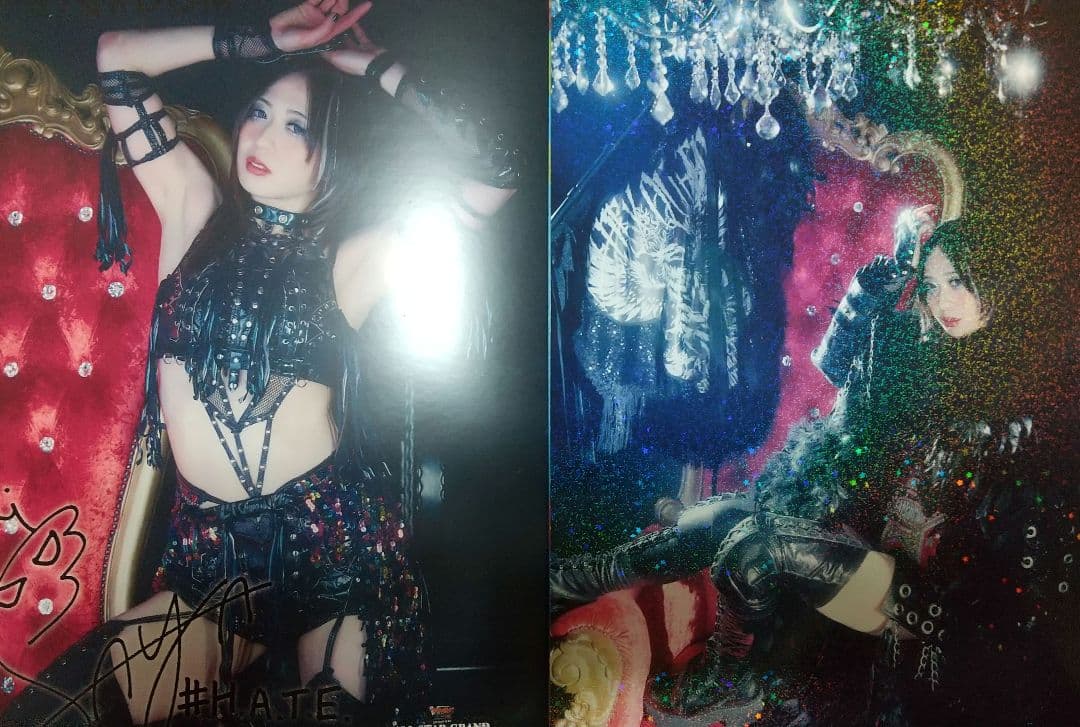 上谷沙弥 4/27限定ポートレート2種セット 印字サイン