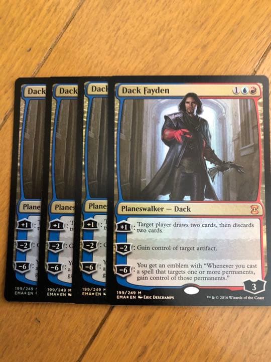 mtg ダク・フェイデン　4枚セット　foil