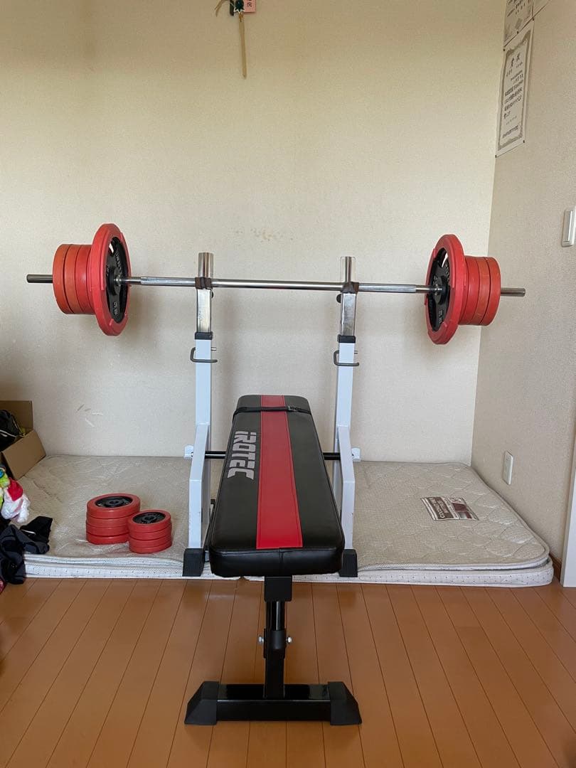 C3100。iROTEC ベンチプレスセット計90kg