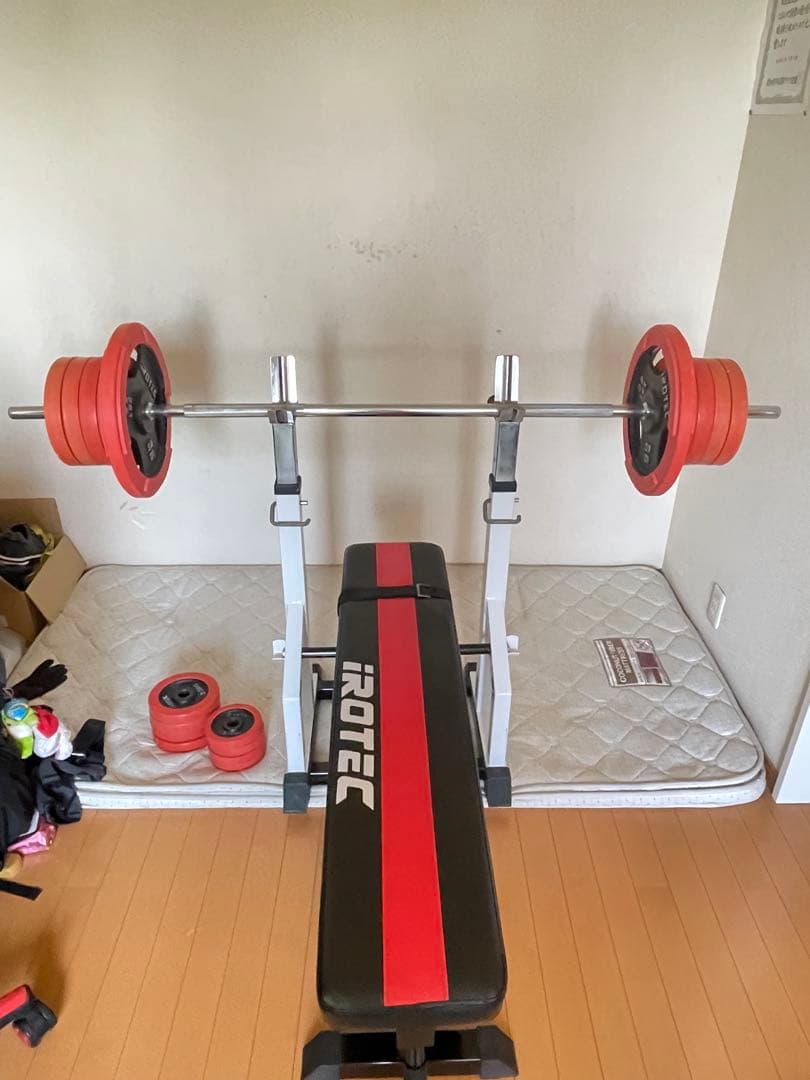 C3100。iROTEC ベンチプレスセット計90kg
