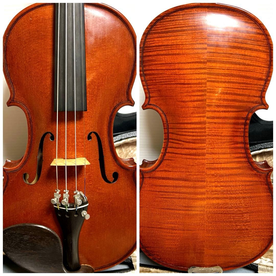 【美品・美虎杢】GLIGA バイオリン 1/2 グリガ　ルーマニア 弦楽器
