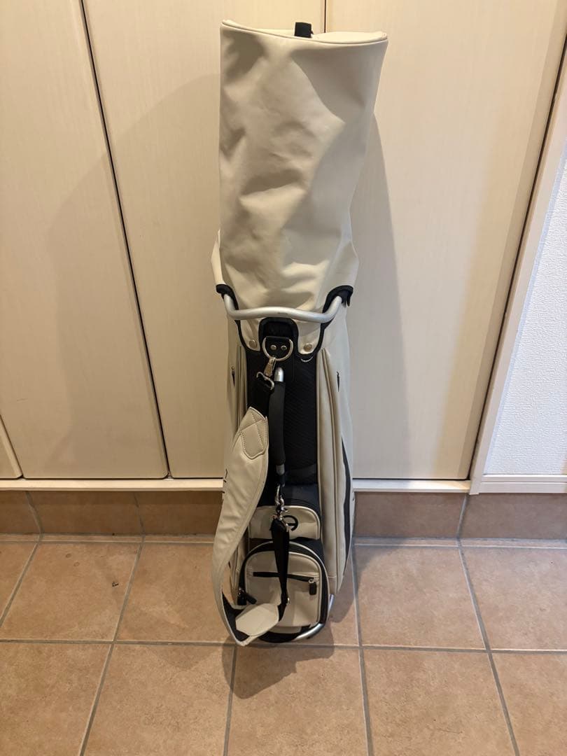 AXEAL フルキャディバッグ クリーム色