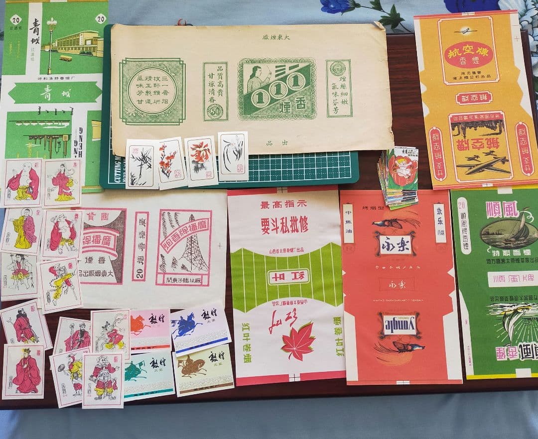 【激レア！】中国 歴史的レトロ コレクション セット 煙草ラベル・火花 まとめ