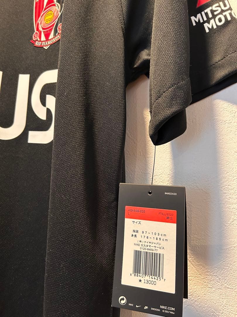 【未使用品】浦和レッズ 2019 ユニフォーム 黒 サイズL