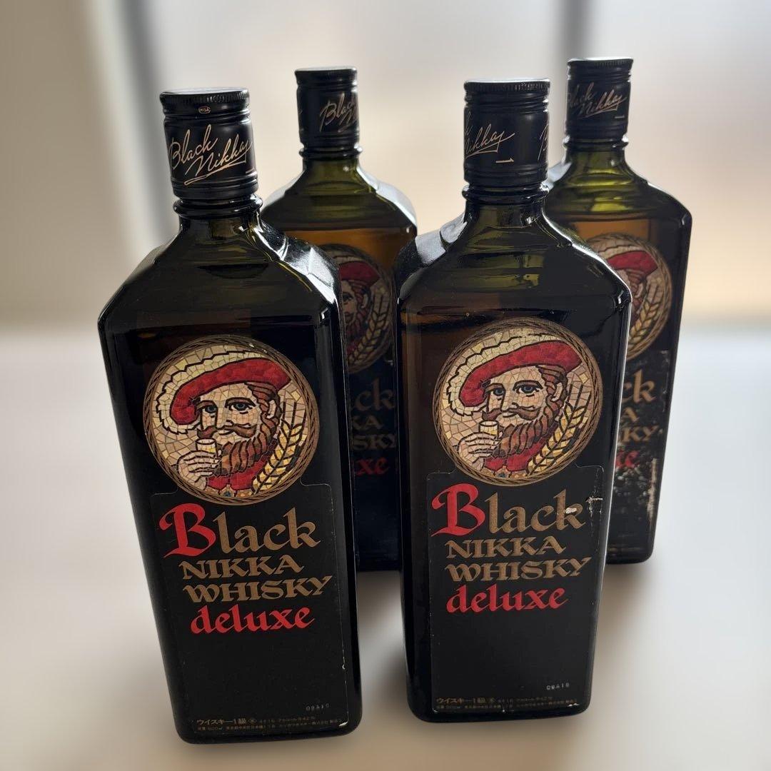 古酒ブラックニッカ NIKKA WHISKY deluxe 4本セット❗️