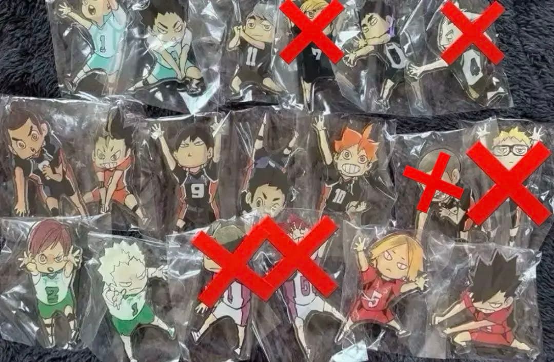 購入前コメント　ハイキュー GIGA 2018当選品　アクリルクリップバッジ