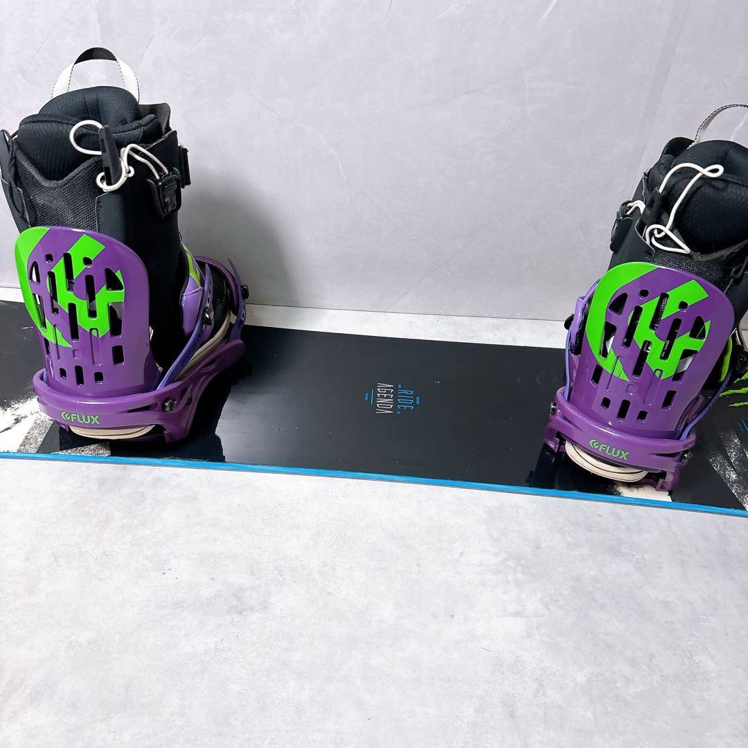 RIDE AGENDA × FLUX スノーボード 2点セット 美品　Wax済