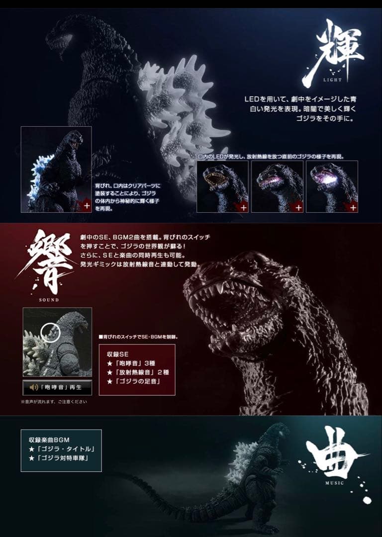 S.H.モンスターアーツ 輝響曲 ゴジラ(1989)