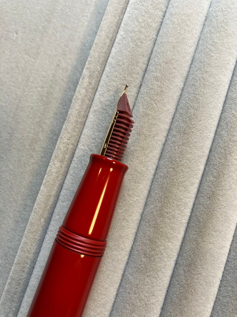 【未使用に近い】Namiki万年筆　朱20号　M（中字）