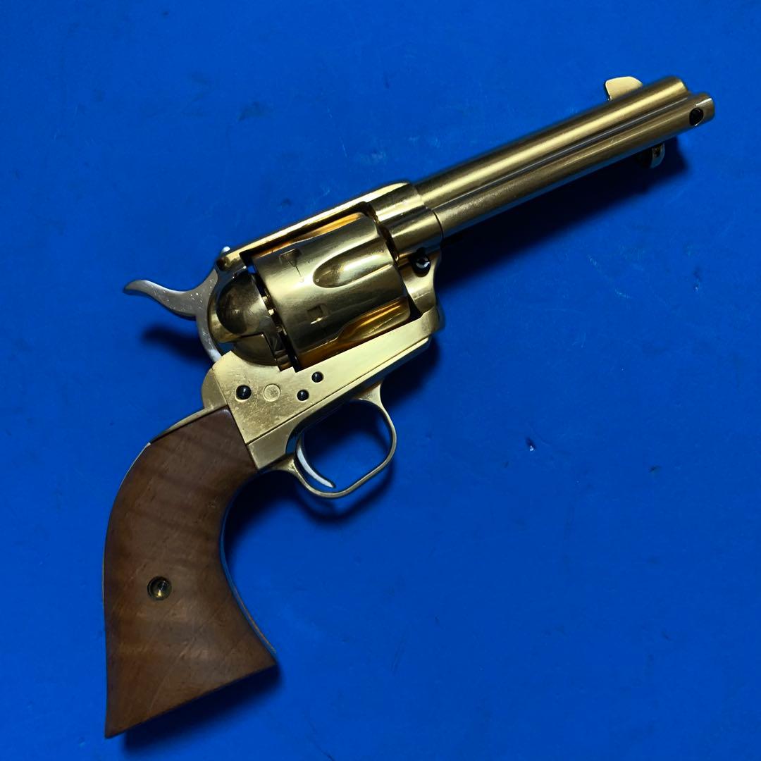 ⭕️★マルシン SAA シビリアン 22k 木製G付 SMG適合 未発火モデルガン