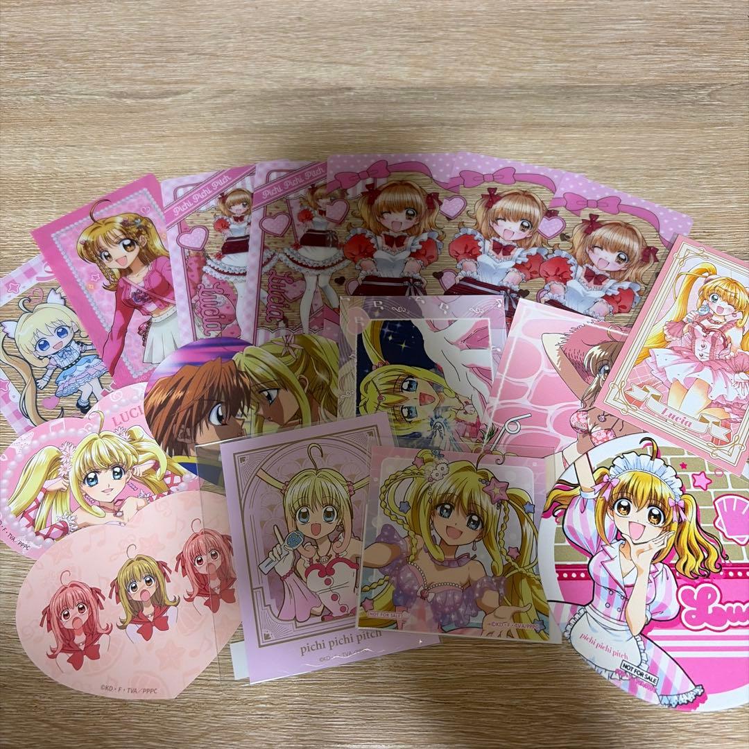 ぴちぴちピッチ　るちあセット　くじ　アクリル　ポストカード　ブロマイド