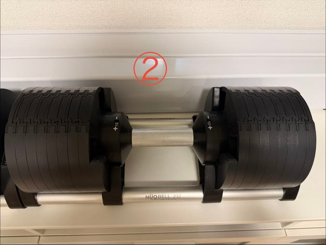 NUO BELL FLEXBELL フレックスベル 可変式ダンベル 32kg ②