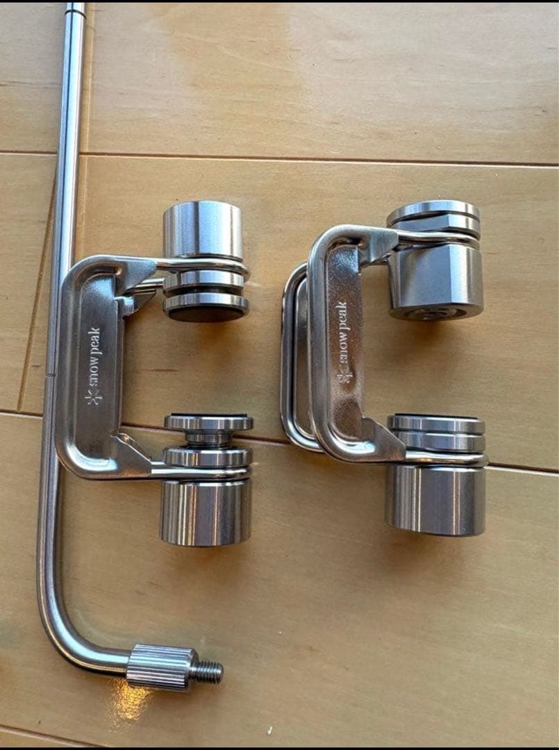 スノーピーク メッシュトレー ハーフユニット 浅型フレーム&クランプ