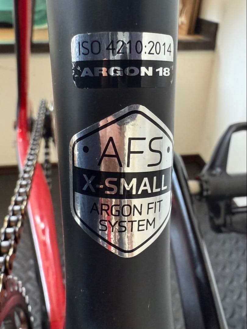 ARGON 18 X-Small フレーム ブラック/レッド