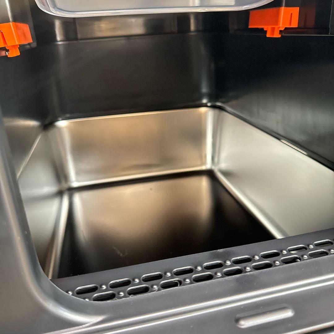 猫 トイレ 自動脱臭 大型 深型 猫砂盆 本体 ステンレス 自動空気清浄機能付き