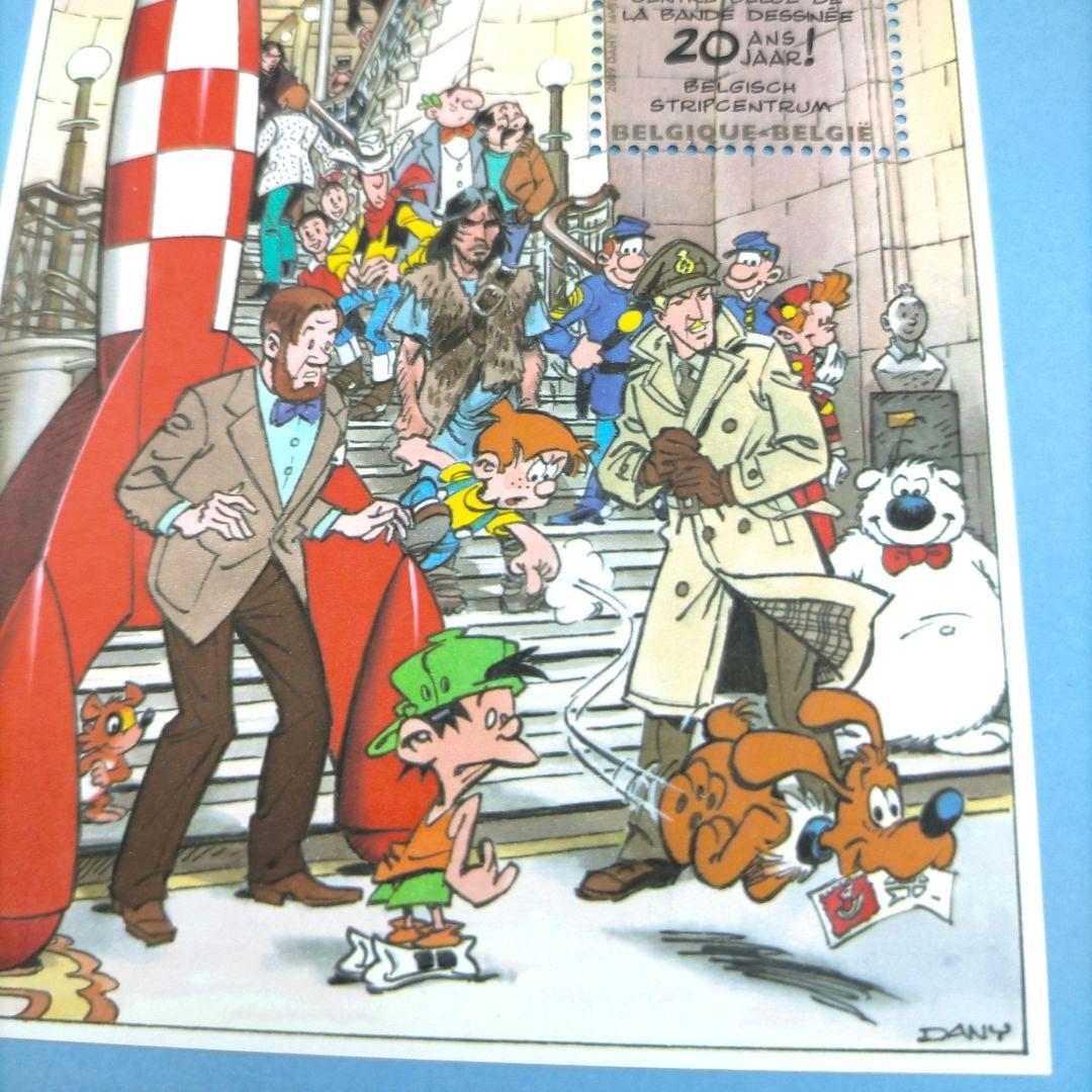2715 外国切手 ベルギー 2009年コミック博物館２０年 小型シート