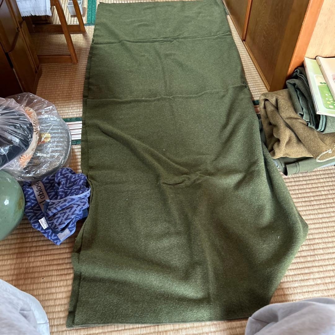 ミリタリーブランケット実物　170cm×230cm