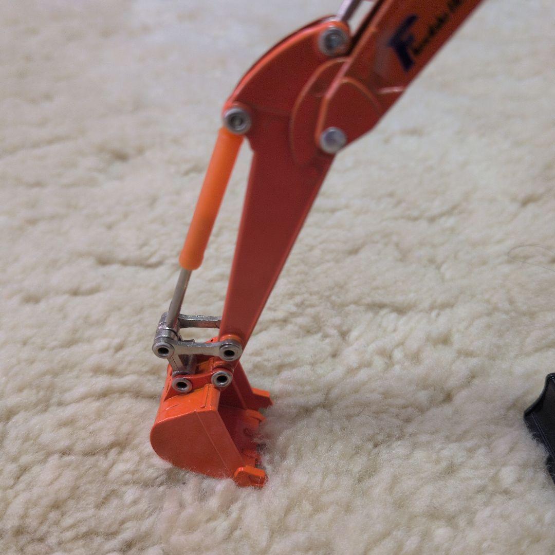 【値下げ】日立　Zaxis ミニチュア重機 オレンジ