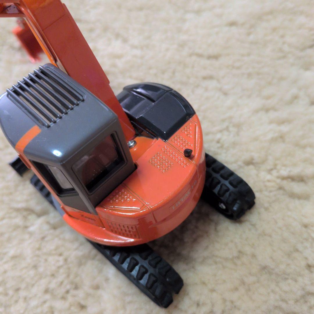 【値下げ】日立　Zaxis ミニチュア重機 オレンジ