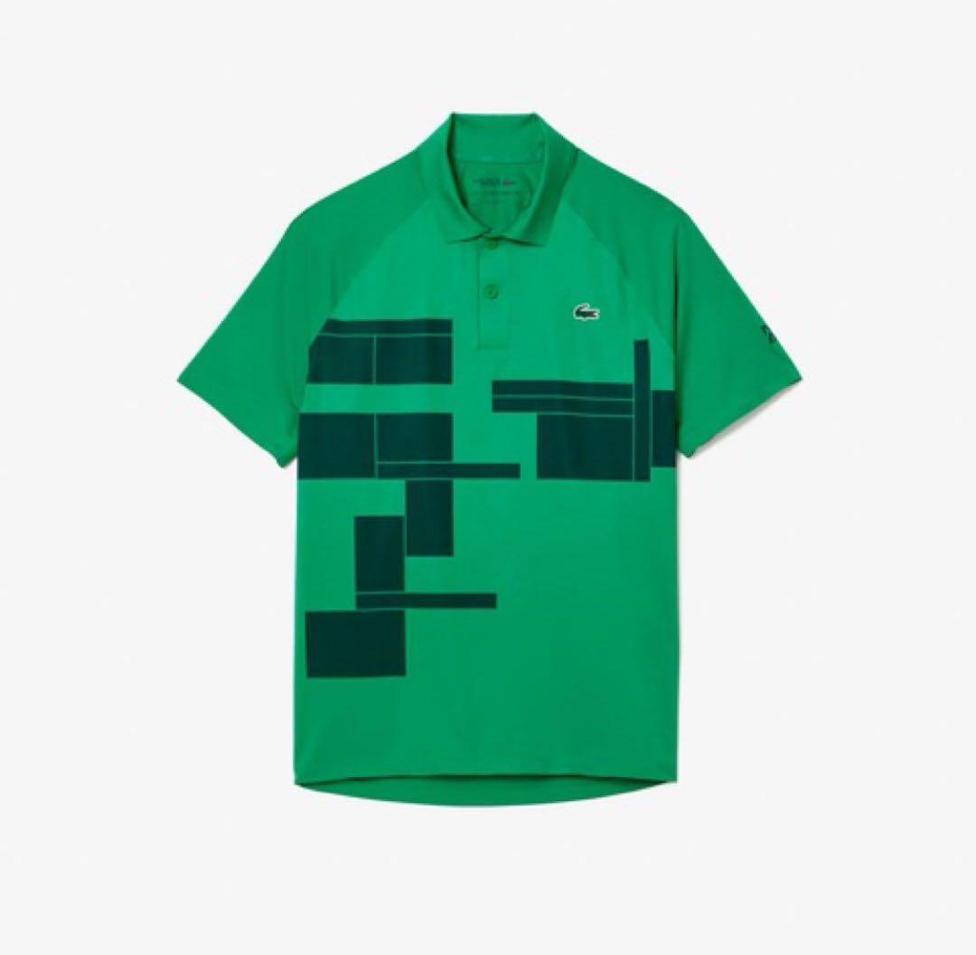 ラコステ　ジョコビッチ　選手仕様　テニスシャツ　US:M