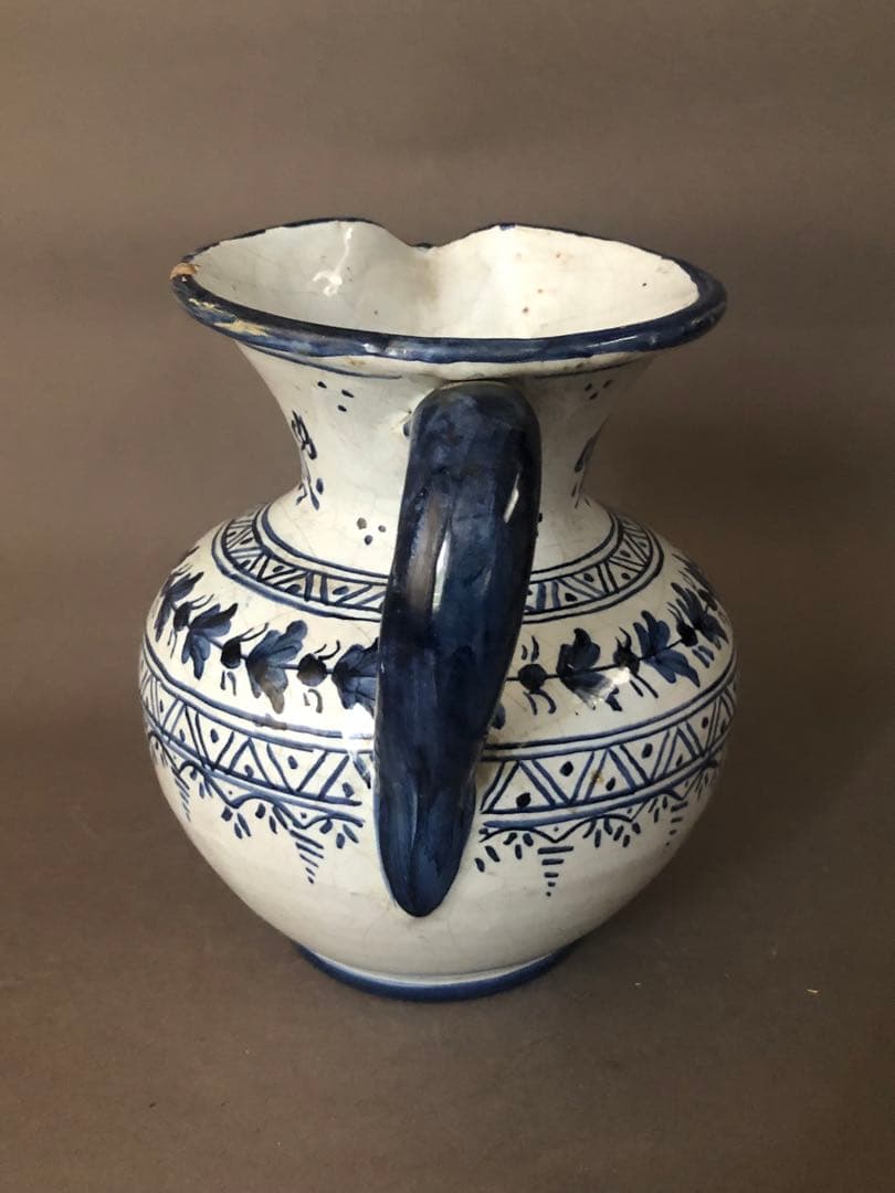 スペイン陶器　水差し　ピッチャー　花瓶