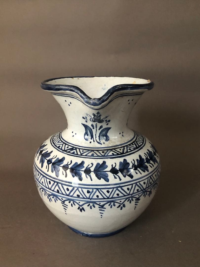 スペイン陶器　水差し　ピッチャー　花瓶