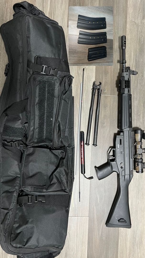 マルイ電動ガン 89式小銃 レールマウント・スコープ・マガジン・ガンケース付き