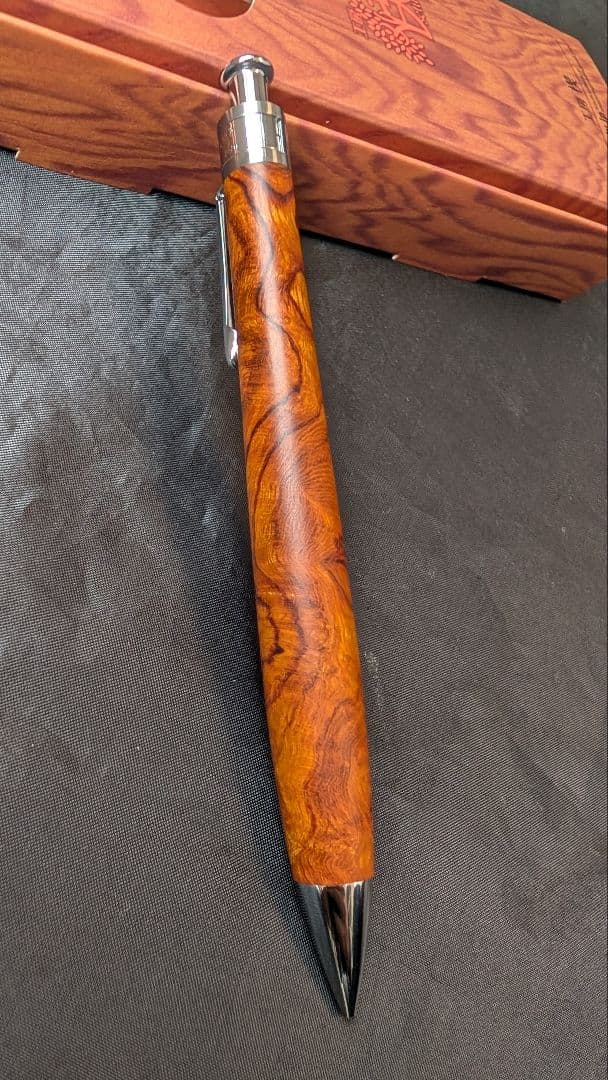 工房楔　デザートアイアンウッド　シャープペンシル0.5mm　真鍮パイプ