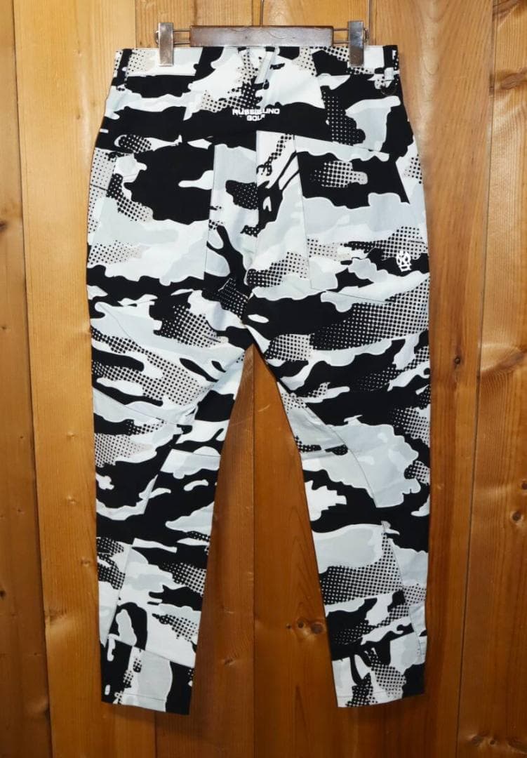 新品 Russeluno GOLF ストレッチ ジョガーパンツ (7/XXL)Ⓗ