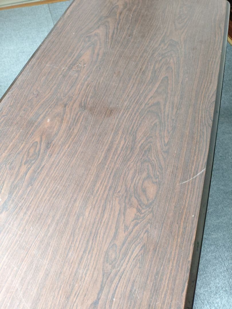 ダークブラウン木製座卓