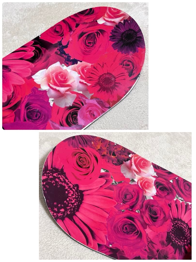 SLQ × KISSMARK 145cm スノーボード 2点セット 薔薇 可愛い