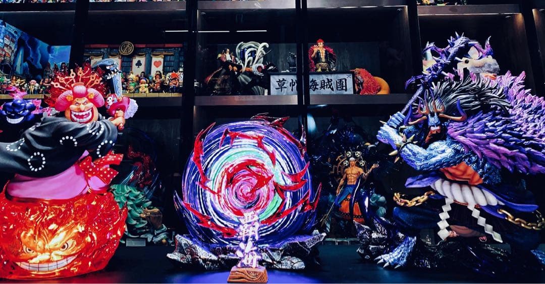 ワンピース カイド霸海ビッグ・マム フィギュア ガレージキット 塗装済み品