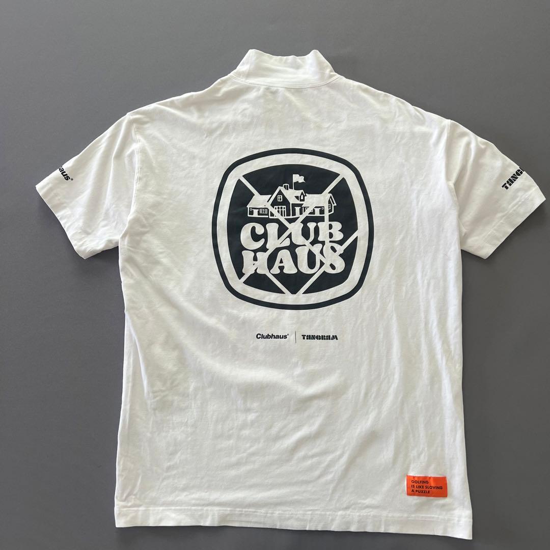 CLUBHAUS クラブハウス　タングラム　モックネック　半袖シャツ　メンズ　L