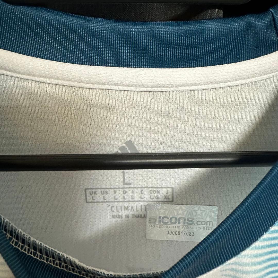 リオネル・メッシ　直筆サイン　ユニフォーム　アルゼンチン　ICONS 証明書付き