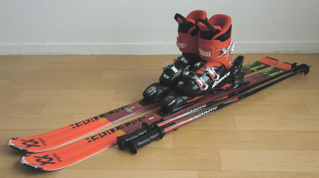 ■送料無料■VOLKL■子供用スキーセット■130/23.5■GRIPWALK■