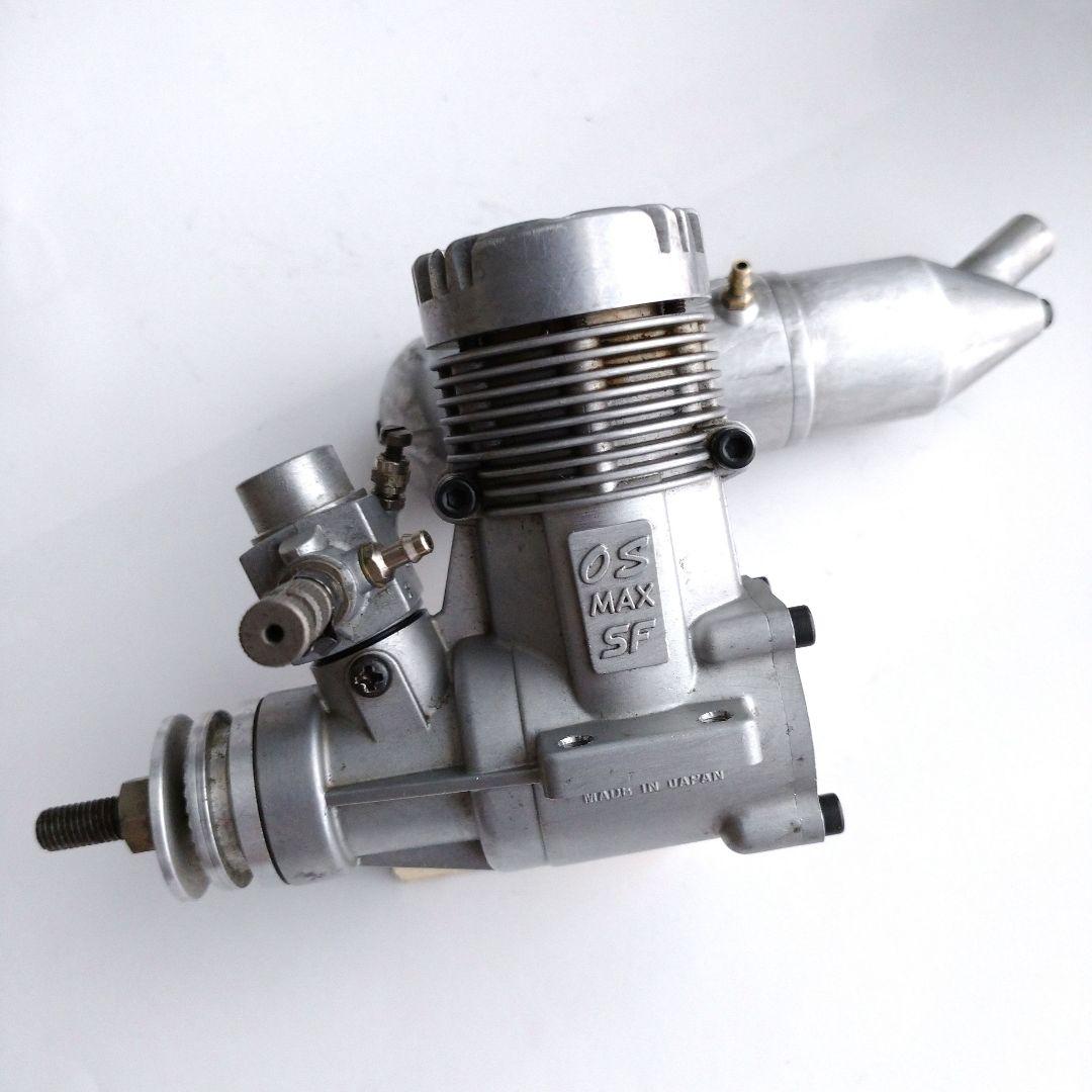 ラジコン飛行機 エンジン OS MAX SF 46 マフラー付き
