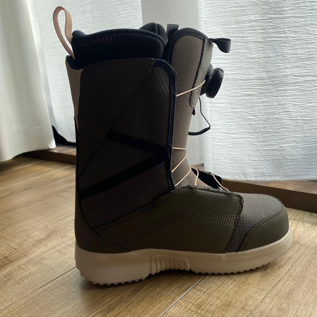 SALOMONスノボブーツ24.5cm カーキ色