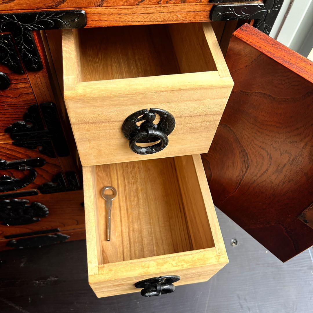 取付無料！岩谷堂箪笥 漆塗り おしゃれアンティーク伝統工芸和箪笥 木製チェスト✨