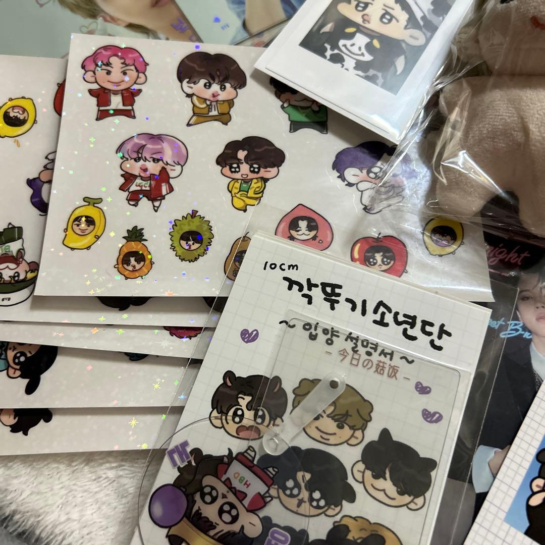 BTS ジュング　ジミン　ぬいぐるみ　カード