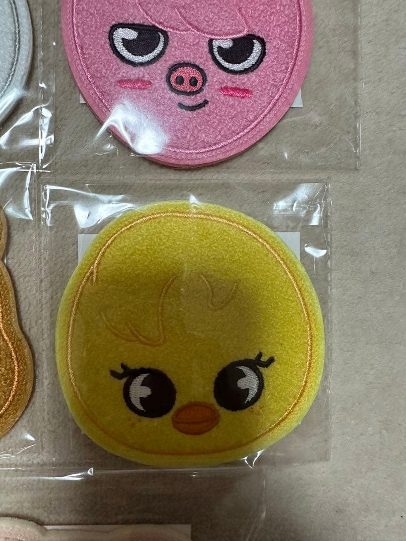 スキズ ポップアップ SKZOO サガラ刺繍コースター　コンプ　８種