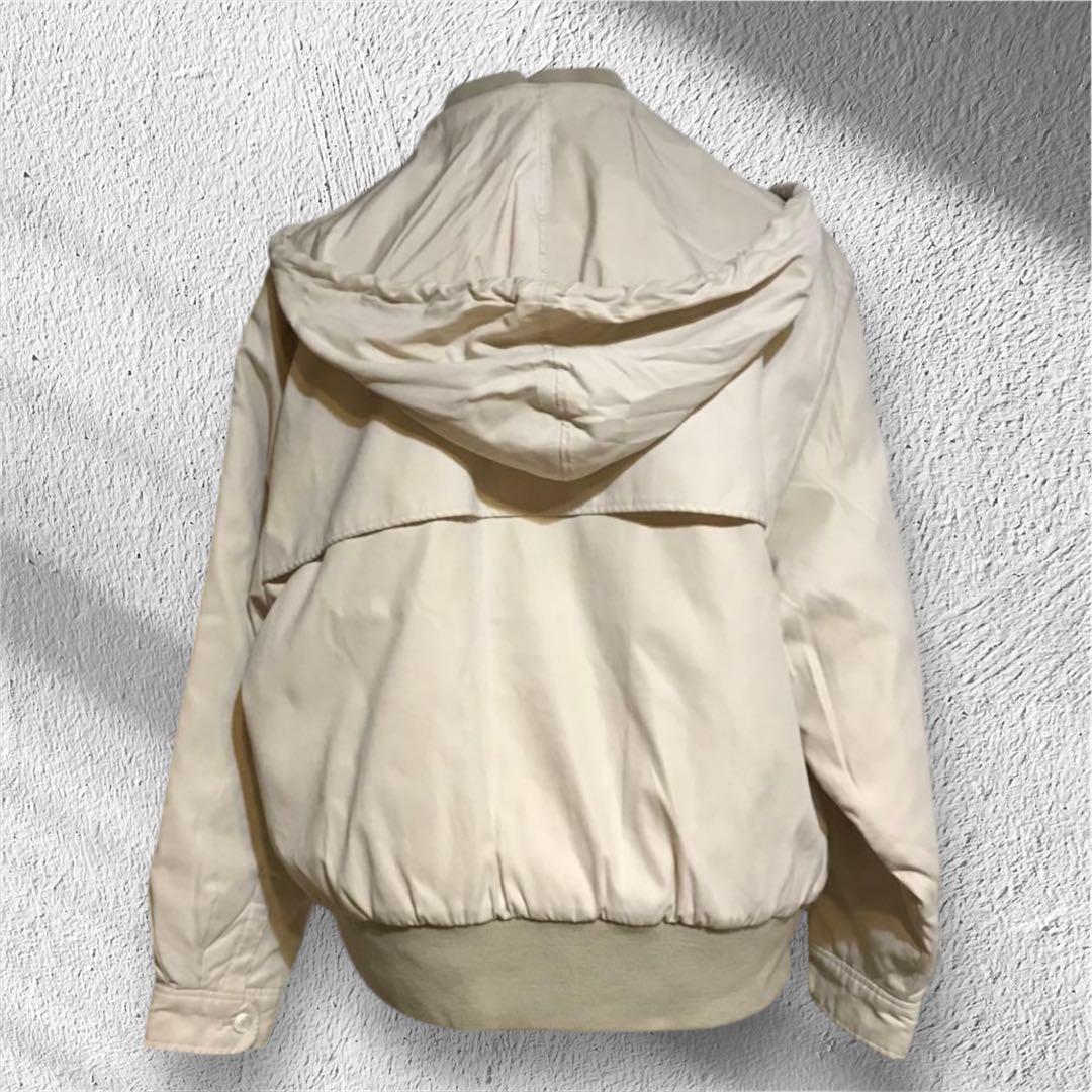 最高級 TRUSSARDI GOLF ブルゾン L 柔らか極上生地 フード着脱可