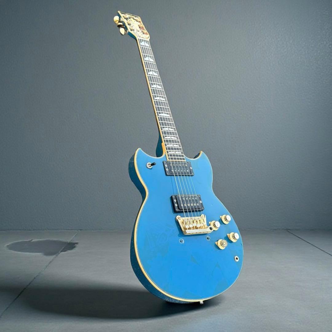 YAMAHA SG1000 エレキギター ブルー × ゴールドパーツ