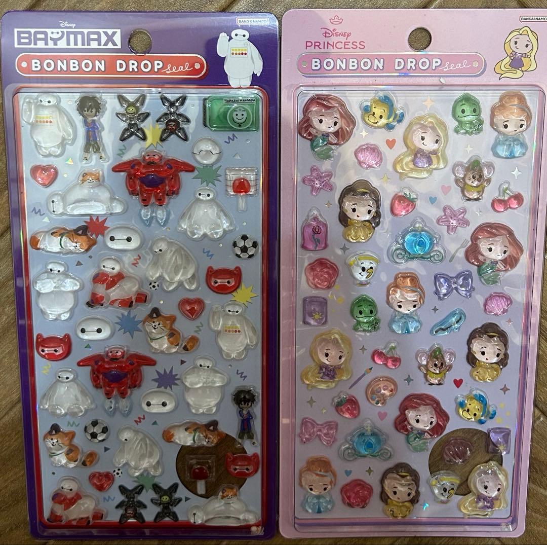 正規品★ボンボンドロップシール　ディズニー　6枚枚セット