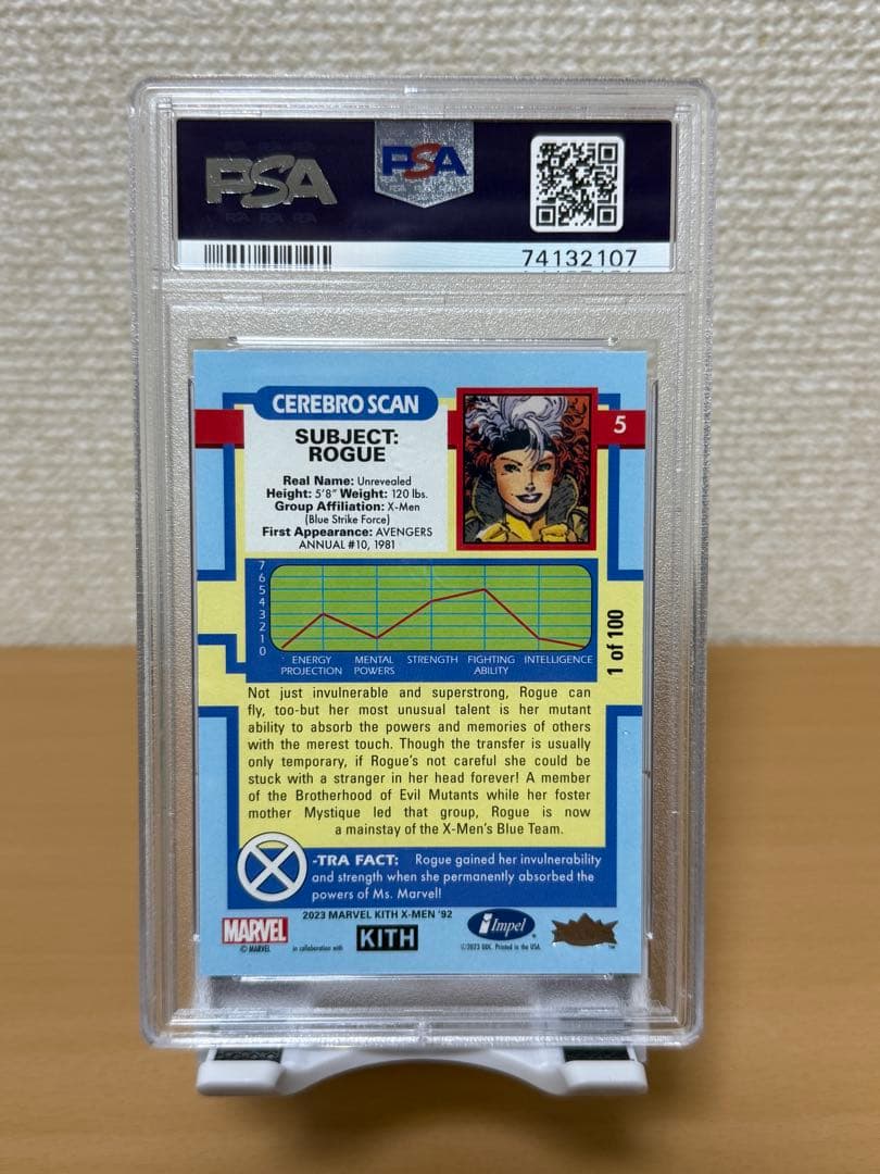 【超希少1/100】KITH X-MEN ローグ PSA認証 カード