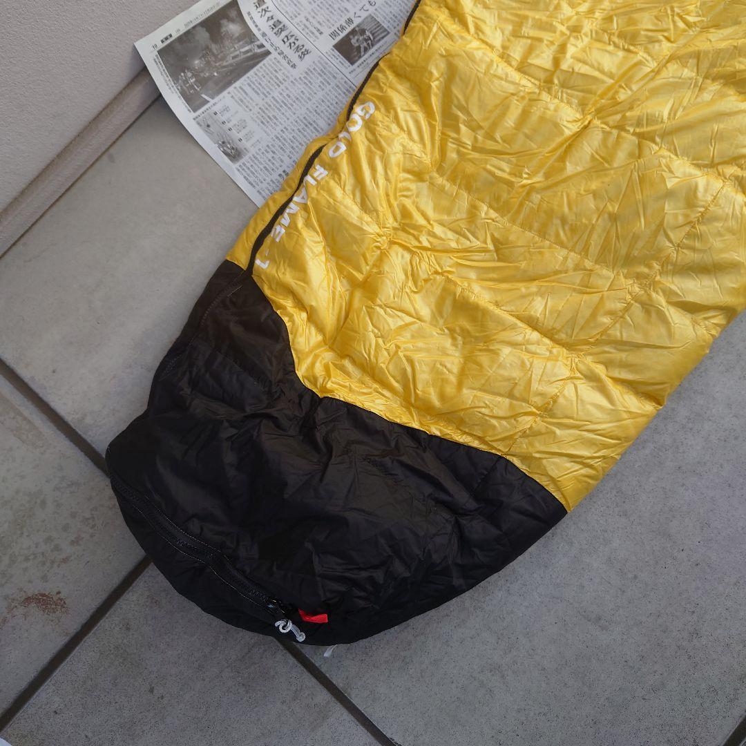 ノースフェイス★美品現行品ゴールドフレイム-1★スリーピングバッグ送料無料