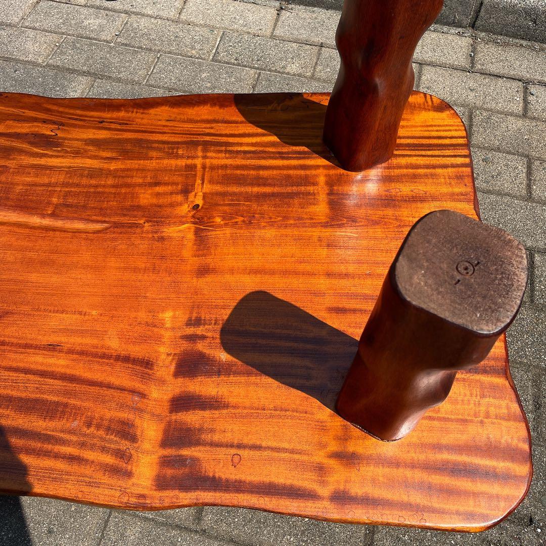 一枚板 座卓 テーブル ローテーブル 天然木 ちゃぶ台 床の間