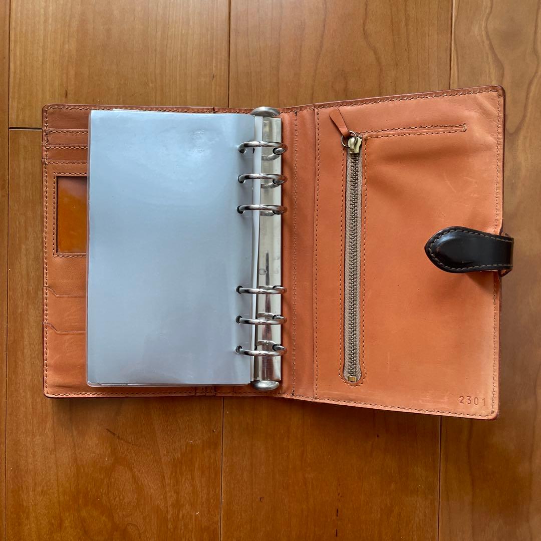 美品 Felisi フェリージ スケジュール帳レザーカバー